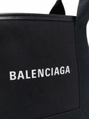 Balenciaga Navy Cabas Xs Canvas Tote Bag
