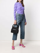 Balenciaga Navy Cabas Xs Canvas Tote Bag