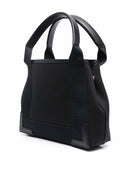 Balenciaga Navy Cabas Xs Canvas Tote Bag