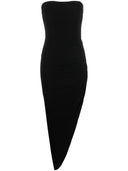 Robe midi asymétrique Norma Kamali