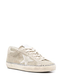 Sneakers in pelle d'oca a stella d'oro
