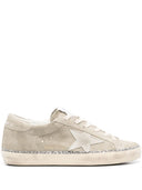 Sneakers in pelle d'oca a stella d'oro