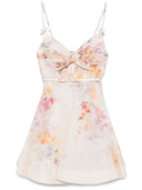 Zimmermann Crush Silk Blend Mini Robe