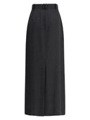 The Row Main Wool Long Skirt