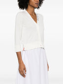 Cardigan de coton Thom Browne 4 Bar
