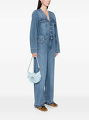 Ganni Bucky lille crossbody taske