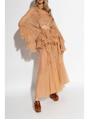 클로이 진 넷트 웨지 샌들