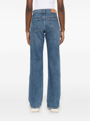 Syv tess brede ben denim jeans