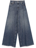 爱丽丝 +奥利维亚·布兰森牛仔棉花牛仔裤