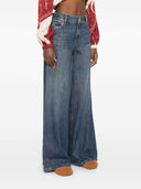 爱丽丝 +奥利维亚·布兰森牛仔棉花牛仔裤