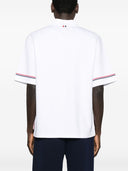 Thom Browne Rwb Cotton Polo Shirt
