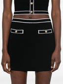 Alice + Olivia Cotton Mini Skirt