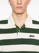 ICECREAM Running Dog Striped Polo Shirt