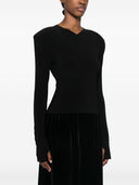 Norma Kamali v Neck Top