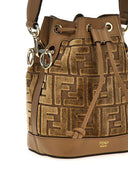 Fendi Mon Tresor Mini Leather Bucket Bag