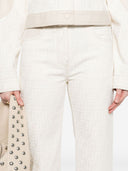 Fendi Cotton Slim Trousers