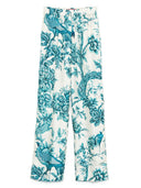 F.R.S . Printed Silk Trousers