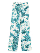 F.R.S . Printed Silk Trousers