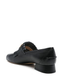 Valentino Garavani V Logo Signature Leather Loafers