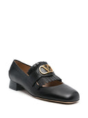 Valentino Garavani V Logo Signature Leather Loafers
