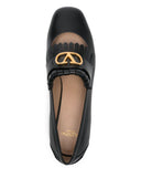Valentino Garavani V Logo Signature Leather Loafers