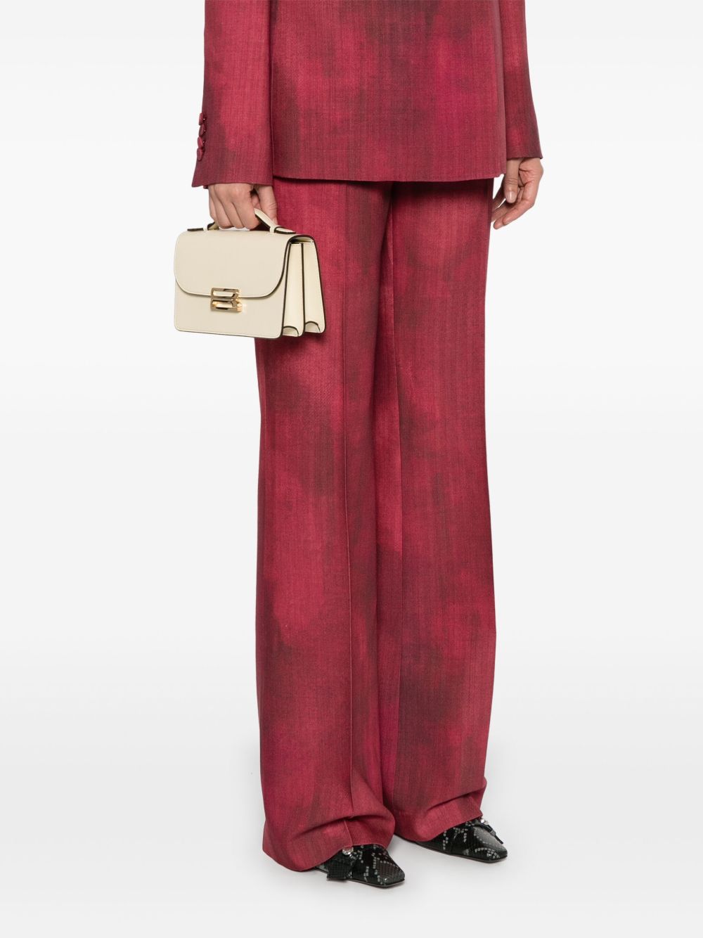 Victoria Beckham Dorian Mini en cuir en cuir