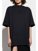 La maglietta di cotone del logo Attico