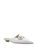 Skórzane balety Casadei Blade