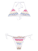 Missoni Beachwear Pre Zig Zag Print Bikini套装