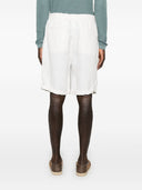 Brunello Cucinelli Linen Bermuda Shorts