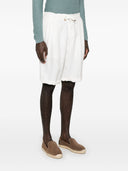 Brunello Cucinelli Linen Bermuda Shorts