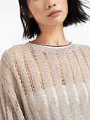 Brunello Cucinelli Leinen Crewneck Top