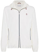 Giacca blouson nylon brunello