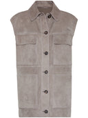 Brunello Cucinelli Suede lædervest