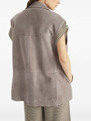 Brunello Cucinelli Suede lædervest