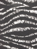 The Attico Zebra Print Cotton Top