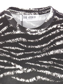 The Attico Zebra Print Cotton Top
