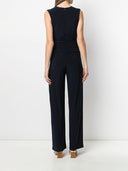 Norma Kamali V Neck Sleeveless Jumpsuit
