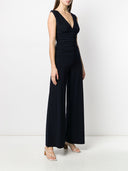 Norma Kamali V Neck Sleeveless Jumpsuit