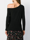 Norma Kamali Long Sleeves Drop Shoulder Top