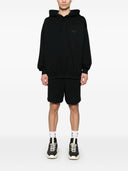 Y 3 Logo Cotton Hoodie