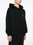 Y 3 Logo Cotton Hoodie