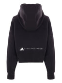 Adidas By Stella Mc Cartney Logo Cropped Hoodie