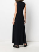 Norma kamali vestido largo sartén