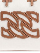 Casadei toile et sac fourre-tout en cuir