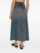 MM6 Maison Margiela Denim Midi spódnica
