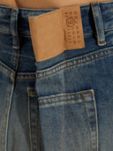MM6 Maison Margiela Denim Midi spódnica
