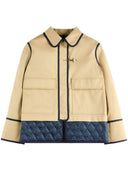 Fay Stretch Gabardine Caban Jacket