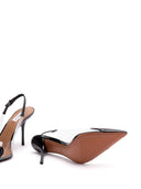 alaia le coeur slingback pums
