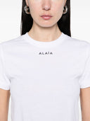 Alaia Logo Cotton T -shirt